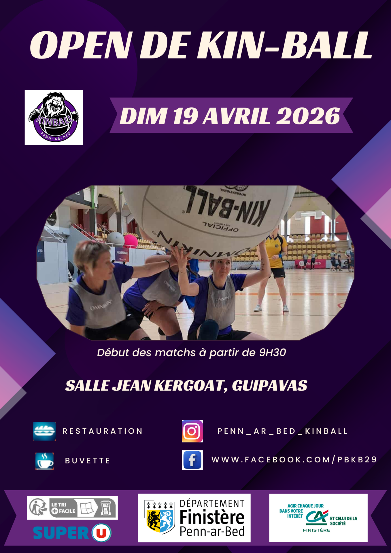 Affiche kin open 2026